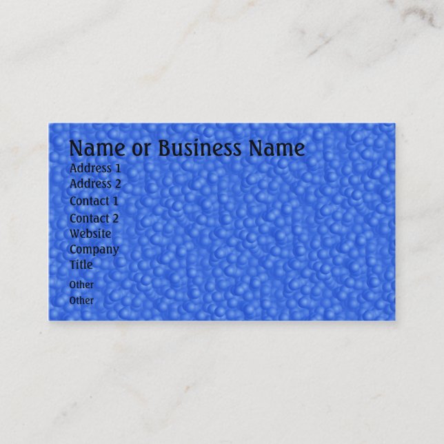 Undersea with Fish and Coral Business Profile Card (Front)