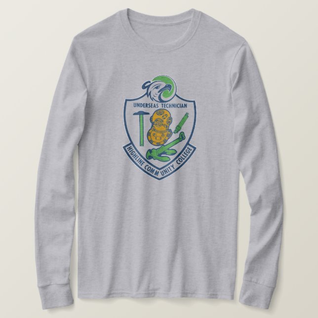 Underseas Tech Crest Long Sleeve T-Shirt (Design Front)