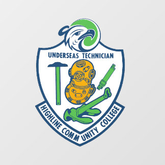 Underseas Tech Crest Window Cling