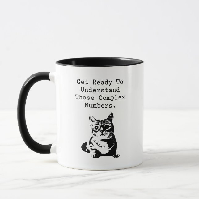 Understand Complex Numbers Math Genius Guide Mug (Left)