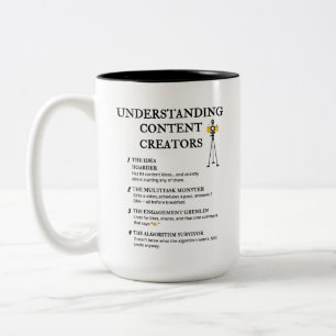 Understanding Content Creators Two-Tone Coffee Mug