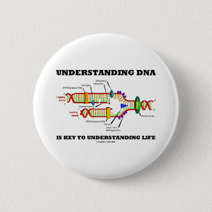 Understanding DNA Is Key To Understanding Life 2 Inch Round Button