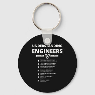 Understanding Engineers - Funny Sarcastic Engineer Keychain