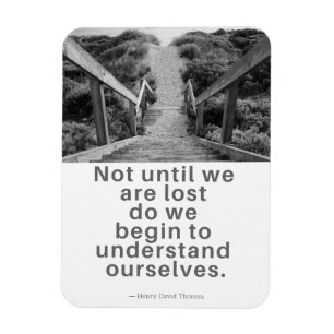 Understanding Self Thoreau Quote Magnet