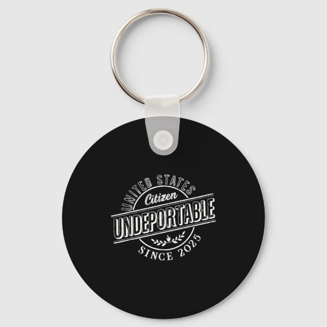 Undertable 2025 New Us Citizen Citizenship Gift  Keychain (Front)