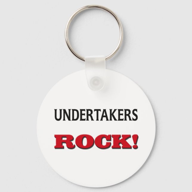 Undertakers Rock Keychain (Front)