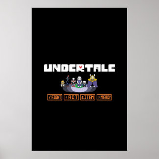 Undertale Characters Poster