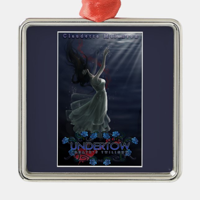 Undertow Cover Premium Square Christmas Ornament (Front)