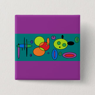 Underwater 2 Inch Square Button