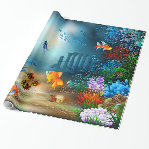 Underwater 4 Wrapping Paper