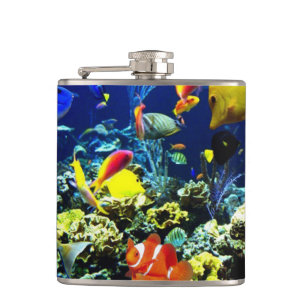Underwater 5 Wrapped Flask