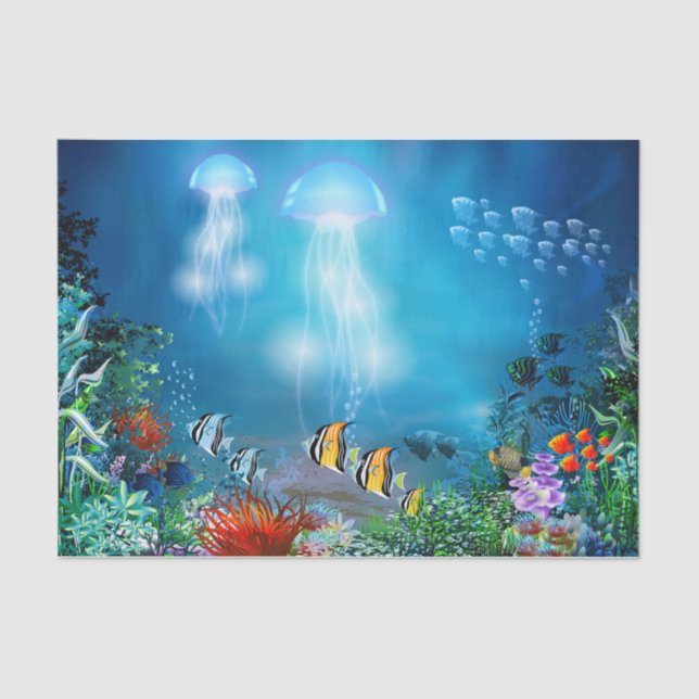 Underwater 7 tissue paper (Front)