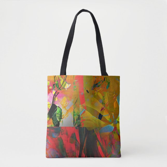 Underwater Abstraction Tote Bag (Front)