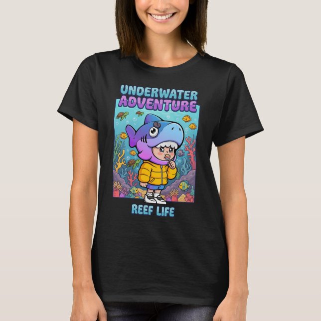 Underwater Adventure Reef Life T-Shirt (Front)