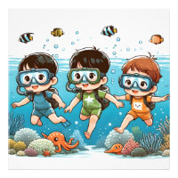 Underwater Adventure with Friends