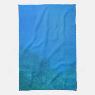 Underwater Background Scene Kitchen Towel