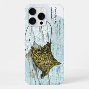Underwater Beautiful Hand-Painted Ornate Eagle Ray iPhone 16 Pro Max Case