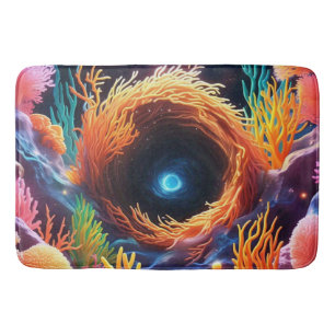 Underwater Coral Vortex Bath Mat