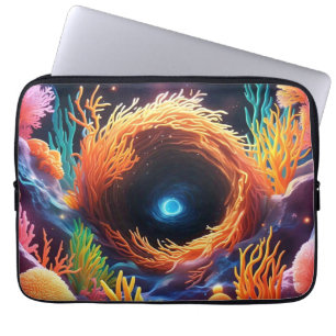 Underwater Coral Vortex  Laptop Sleeve