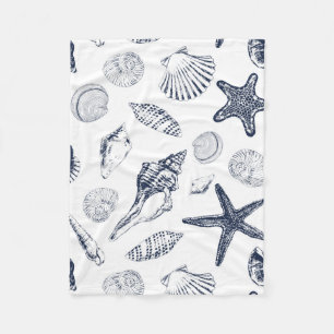 Underwater creatures fleece blanket