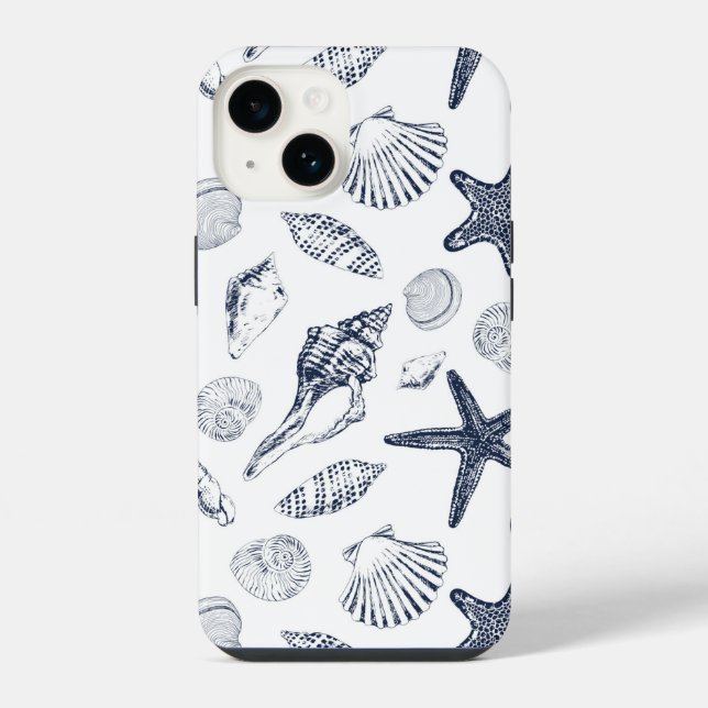Underwater creatures iPhone case (Back)