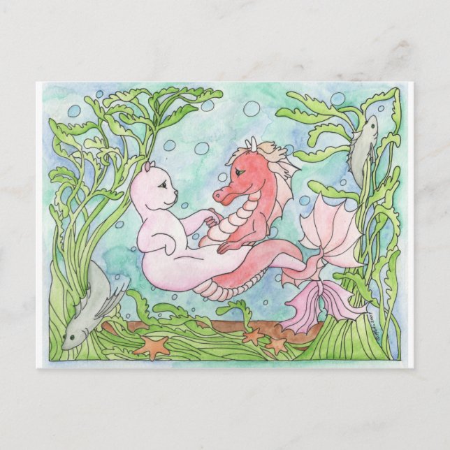Underwater Dance Postcard (Front)
