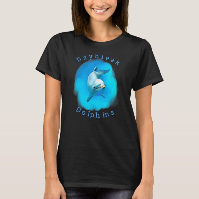 Underwater Dolphin Daybreak Elementary School Ut S T-Shirt (Front)