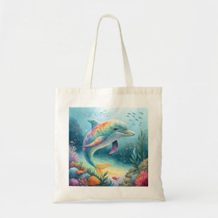 Underwater Dolphin Tote Bag