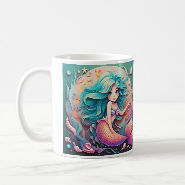 " UNDERWATER ENCHANTRESS "  COFFEE MUG (Left)