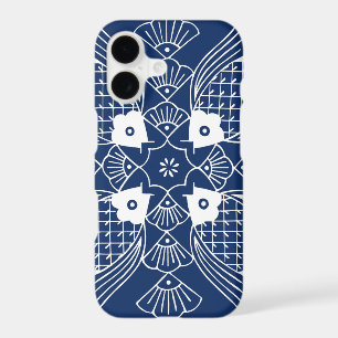Underwater Fish Design with Blue Background