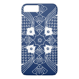 Underwater Fish Design with Blue Background iPhone 8 Plus/7 Plus Case