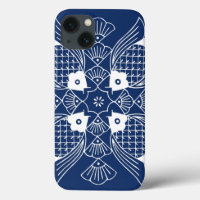 Underwater Fish Design with Blue Background