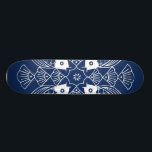 Underwater Fish Design with Blue Background Skateboard<br><div class="desc">A meeting of the fish minds,  this design showcases an underwater scene complete with seashells on a blue background. A great gift for an ichthyologist or anyone who loves the sight of fish having a swim!</div>