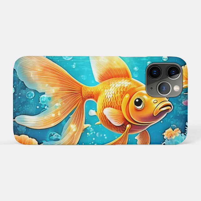 Underwater Goldfish Art Case-Mate iPhone Case (Back (Horizontal))