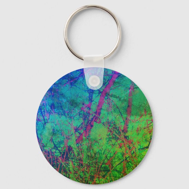Underwater Graffiti  Keychain (Front)
