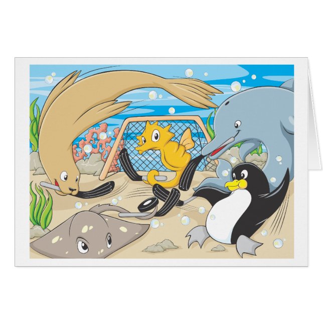 Underwater Hockey by Animals (Front Horizontal)
