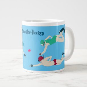 Underwater Hockey Large Coffee Mug