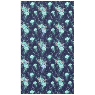 Underwater Jellyfish Pattern Tablecloth