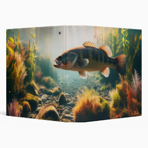 Underwater large mouth bass binder