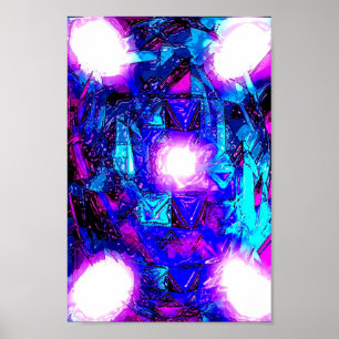 Underwater lights poster