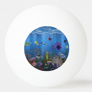 Underwater Love Ping Pong Ball