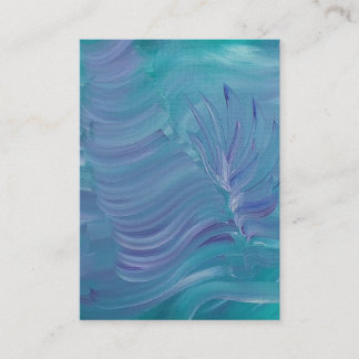 Underwater Magic Unique Colourful Abstract Art Business Card