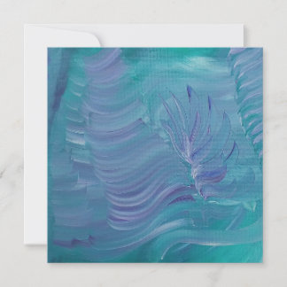 Underwater Magic Unique Colourful Abstract Art Card