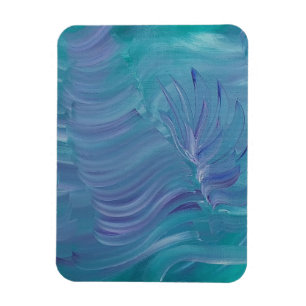 Underwater Magic Unique Colourful Abstract Art Magnet