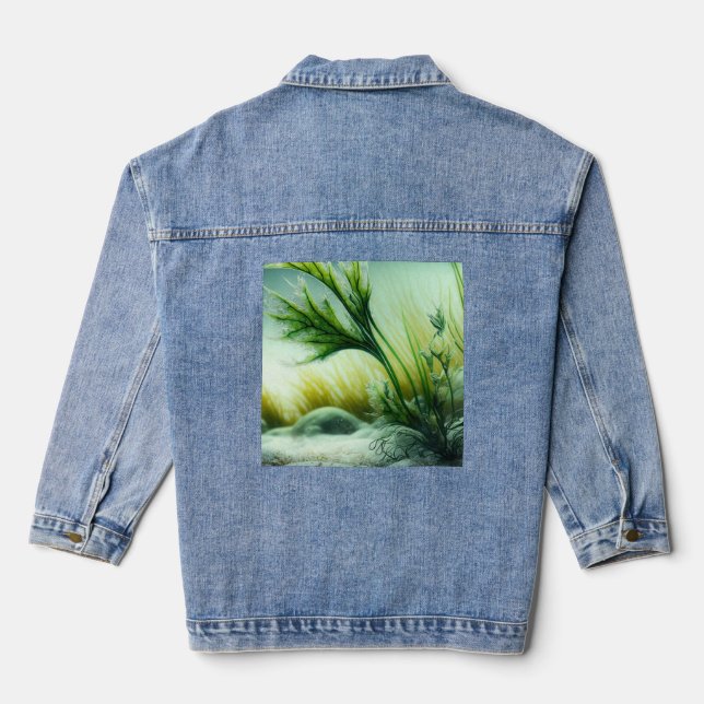Underwater Majesty Denim Jacket (Back)