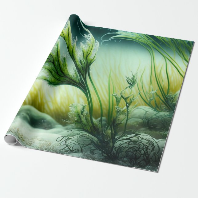 Underwater Majesty Wrapping Paper (Unrolled)