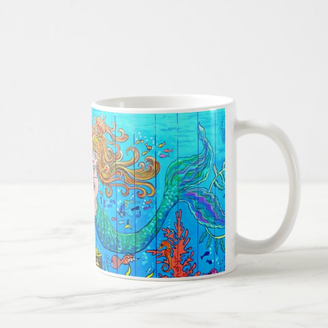 underwater mermaid mug (Right)