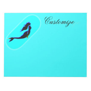 Underwater mermaid rising Thunder_Cove Notepad