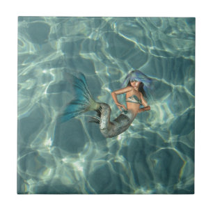Underwater Mermaid Tile