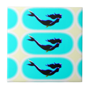 underwater mermaids swimming tile